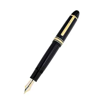 MONT BLANC 万年筆 黒 ゴールドトリム　モンブラン 楽天市場】MONTBLANC モンブラン 万年筆 ペン先14K EF 細字 黒
